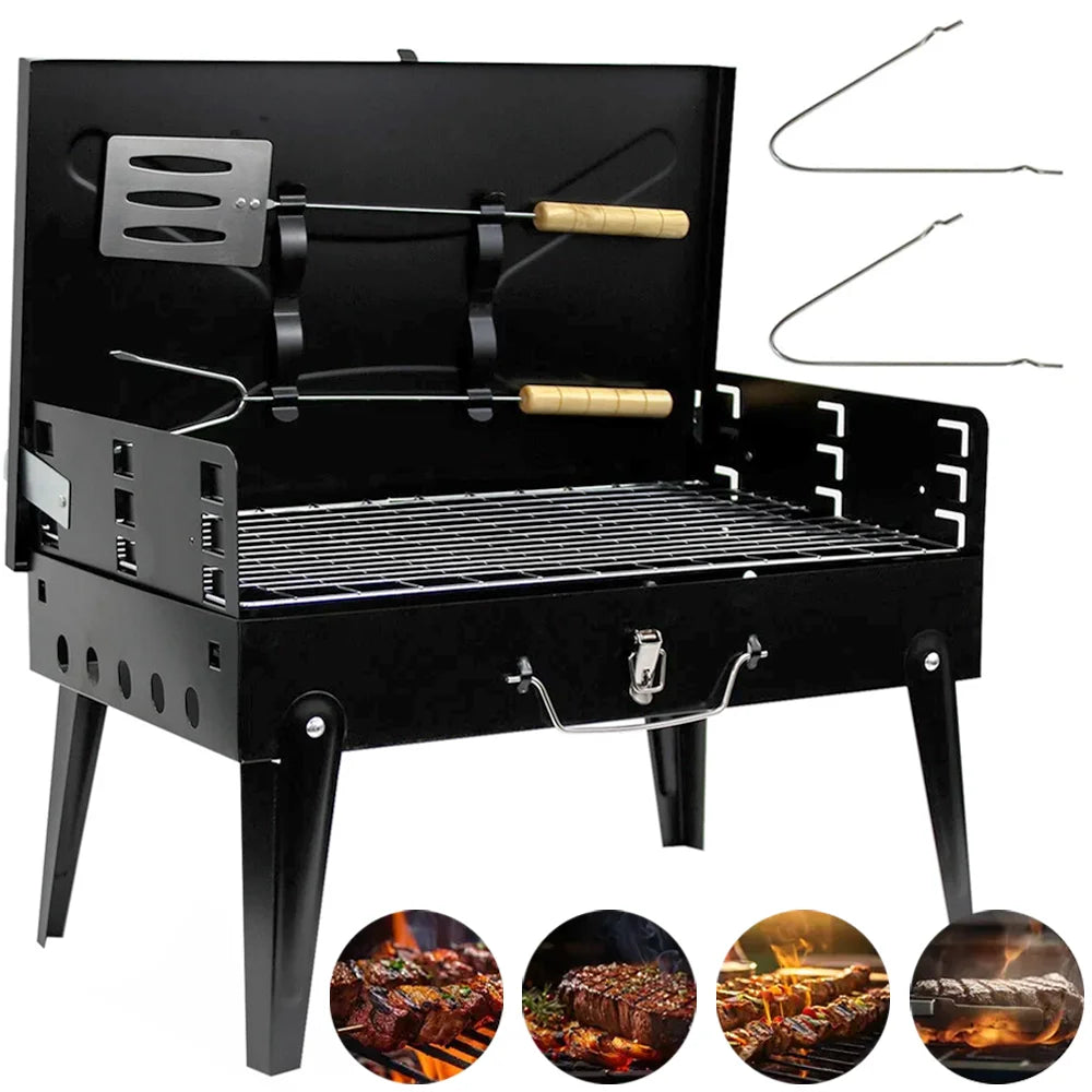 Outdoor Travel BBQ Grill – Compact, Foldable & Portable